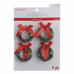 Best reviews of 💯 Flocked Mini Wreaths, 4ct. by Ashland® 🎄 Christmas ⭐ -Christmas Shop 10700759 3