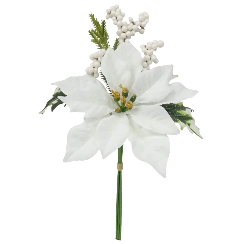 New π White Poinsettia & Berry Bush by Ashland® π 3 New π White Poinsettia & Berry Bush by Ashland® π