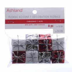 Coupon 🔔 Red, White & Silver Mini Gift Box Set by Ashland® ❄ Christmas ✨ -Christmas Shop 10700772 3