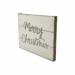 Cheap 🔥 Merry 🎄 Christmas Whitewashed Wood Plank Wall Sign by Ashland® 🥰 -Christmas Shop 10700826 2
