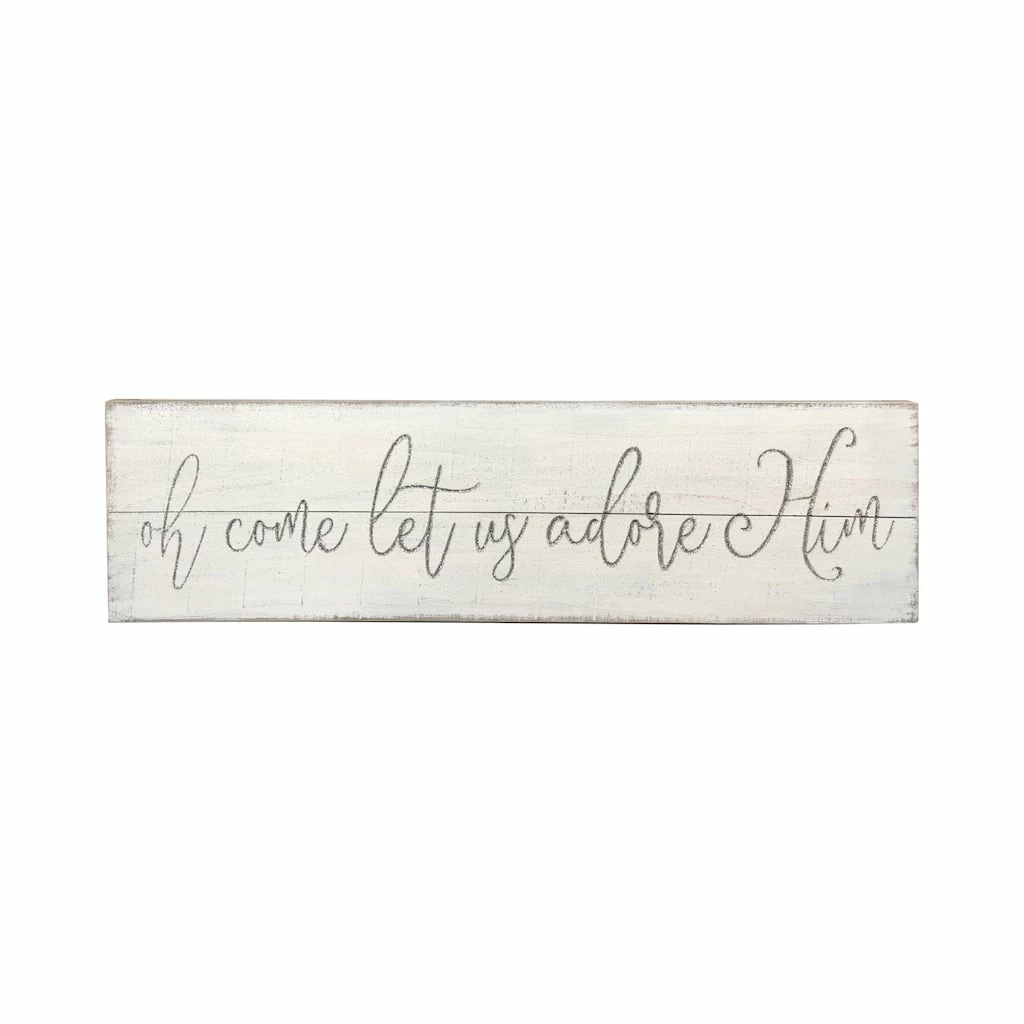 Buy π Oh Come Let Us Adore Him Plank Wall Sign by Ashland® β€οΈ 3 Buy π Oh Come Let Us Adore Him Plank Wall Sign by Ashland® β€οΈ