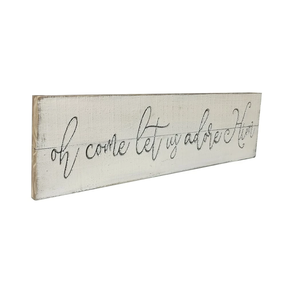Buy π Oh Come Let Us Adore Him Plank Wall Sign by Ashland® β€οΈ 4 Buy π Oh Come Let Us Adore Him Plank Wall Sign by Ashland® β€οΈ - Image 2