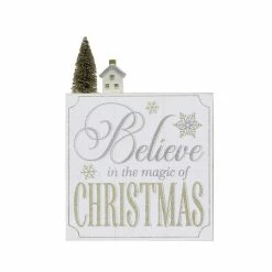 Hot Sale ⭐ Assorted 10" 🎁 Christmas Sentiment Block Sign by Ashland® ⌛ -Christmas Shop 10700854 3