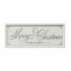 Deals 👏 White Merry 🎅 Christmas Wall Sign by Ashland® 💯