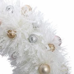 New 😀 19'' Tinsel Wall Wreath by Ashland® 👏 -Christmas Shop 10700894 2