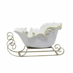 Best reviews of ❤️ 12.5" White Sleigh Decoration by Ashland® 🌟