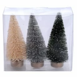 Cheap π White, Green & Sage Natural Potted Mini Tree Set by Ashland® π
Christmas π