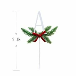 Outlet 😀 Christmas Pine Sprig Letter A Pick by Ashland® ✨ -Christmas Shop 10701091 3