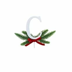 Buy ❤️ Christmas Pine Sprig Letter C Pick by Ashland® 💯 -Christmas Shop 10701097 2