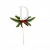 Wholesale 🔔 Christmas Pine Sprig Letter D Pick by Ashland® 😀
