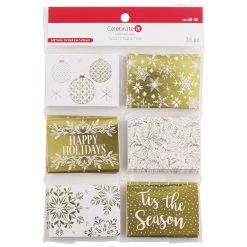 Coupon 🎁 Gold Foil Folded Gift Tags by Celebrate It™ 🎅 Christmas 🔔