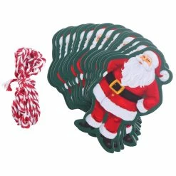 Hot Sale 🔔 Classic Santa Paper Gift Tags, 20ct. by Celebrate It™ 🎁 Christmas ⭐ -Christmas Shop 10701104 3
