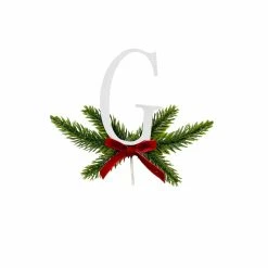 Deals 🛒 Christmas Pine Sprig Letter G Pick by Ashland® ✨ -Christmas Shop 10701107 2