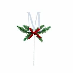 Flash Sale 🎉 Christmas Pine Sprig Letter M Pick by Ashland® 👍