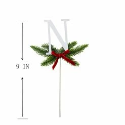 Budget ✨ Christmas Pine Sprig Letter N Pick by Ashland® ✔️ -Christmas Shop 10701126 3