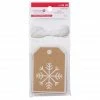 New 🥰 Snowflake ❄ Christmas Kraft Gift Tags by Celebrate It™ 🔔 -Christmas Shop 10701129 1