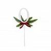 Deals 🥰 Christmas Pine Sprig Letter O Pick by Ashland® ⭐