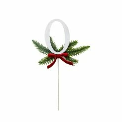 Deals 🥰 Christmas Pine Sprig Letter O Pick by Ashland® ⭐
