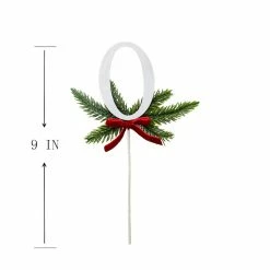 Deals 🥰 Christmas Pine Sprig Letter O Pick by Ashland® ⭐ -Christmas Shop 10701130 3