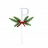 Outlet 💯 Christmas Pine Sprig Letter P Pick by Ashland® ✨ -Christmas Shop 10701132 1