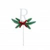 Cheap ✨ Christmas Pine Sprig Letter R Pick by Ashland® 🎉