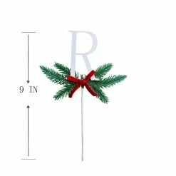 Cheap ✨ Christmas Pine Sprig Letter R Pick by Ashland® 🎉 -Christmas Shop 10701136 3