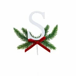 Flash Sale 🔔 Christmas Pine Sprig Letter S Pick by Ashland® 💯 -Christmas Shop 10701138 2
