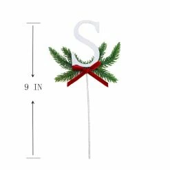Flash Sale 🔔 Christmas Pine Sprig Letter S Pick by Ashland® 💯 -Christmas Shop 10701138 3