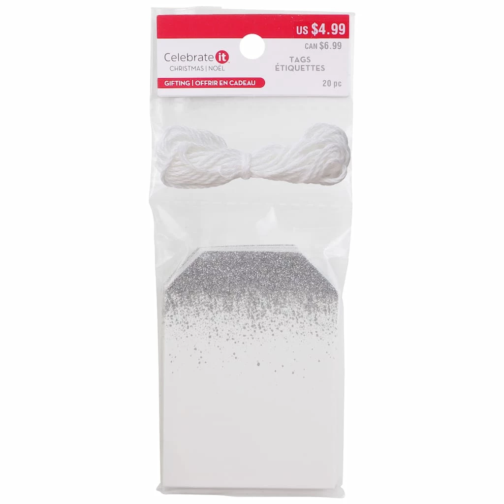 Flash Sale π€© Silver Glitter Gift Tags by Celebrate It™ β 3 Flash Sale π€© Silver Glitter Gift Tags by Celebrate It™ β
