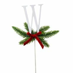 Budget 🔥 Christmas Pine Sprig Letter W Pick by Ashland® ❤️ -Christmas Shop 10701145 2