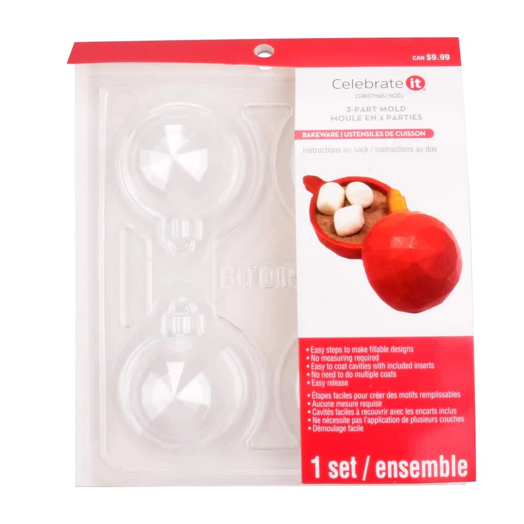 Best deal β Ornament 3-Part Mold by Celebrate It® π 3 Best deal β Ornament 3-Part Mold by Celebrate It® π