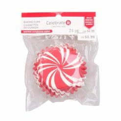 Wholesale 👍 Peppermint Baking Cups by Celebrate It™, 24ct. 🥰 -Christmas Shop 10701369 3