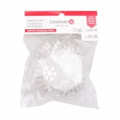 Top 10 🌟 Snowflake Baking Cups by Celebrate It™, 24ct. ✔️ -Christmas Shop 10701372 3