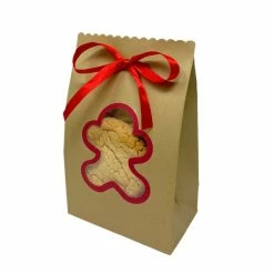 Flash Sale 🤩 Gingerbread Man Treat Bags with Ribbon by Celebrate It®, 6ct. 👍 -Christmas Shop 10701376 4