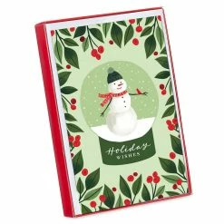 Brand new 🔥 American Greetings® Holiday Wishes Snowglobe Box of Cards 🥰
