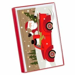 Buy 😉 American Greetings® Santa & Red Truck Box of Cards 🥰 -Christmas Shop 10701397 1