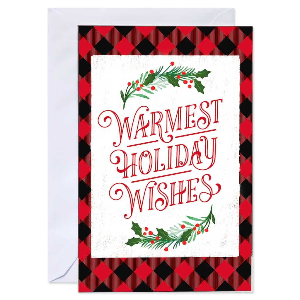 Cheapest π American Greetings® Plaid Warmest Holiday Wishes Box of Cards π 5 Cheapest π American Greetings® Plaid Warmest Holiday Wishes Box of Cards π - Image 3