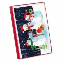 New 🔔 American Greetings® 3 Snowmen Box of Cards 🌟 -Christmas Shop 10701418 1