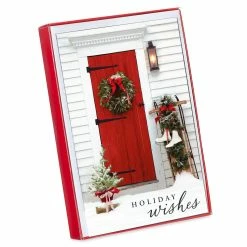 Promo π American Greetings® Holiday Wishes Red Door Box of Cards π₯