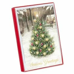 Outlet π American Greetings® Season's Greetings Tree Box of Cards β€οΈ