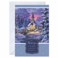 Buy π American Greetings® Wintry Night Church Scene Box of Cards π 7 Buy π American Greetings® Wintry Night Church Scene Box of Cards π -Christmas Shop 10701432 2
