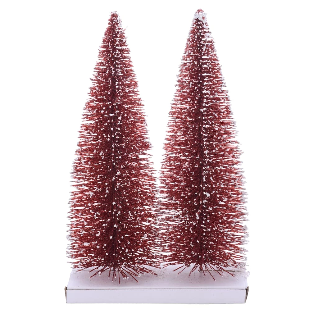Discount π 12" Red Bottle Brush Trees, 2ct. by Ashland® π― 3 Discount π 12" Red Bottle Brush Trees, 2ct. by Ashland® π―