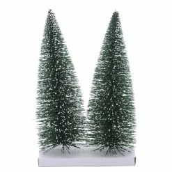 Discount 😍 12" Green Bottle Brush Trees, 2ct. by Ashland® 😍