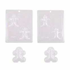 Promo 🥰 Gingerbread Man 3-Part Mold by Celebrate It® 🎉 -Christmas Shop 10701536 3