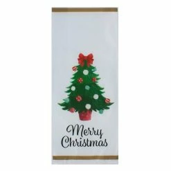 Outlet ⭐ Merry 🔔 Christmas Treat Bags with Ties by Celebrate It®, 24ct. ⌛ -Christmas Shop 10701538 2