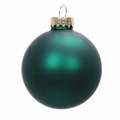 Cheap 🛒 8ct. 2.5" Matte Dark Green Glass Ball Ornaments by Ashland® 👏 -Christmas Shop 10701620 2
