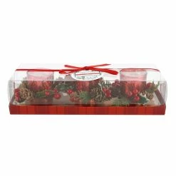 Discount ✔️ Christmas Cottage Scented Votive Wreath Candle Set by Ashland® 🤩