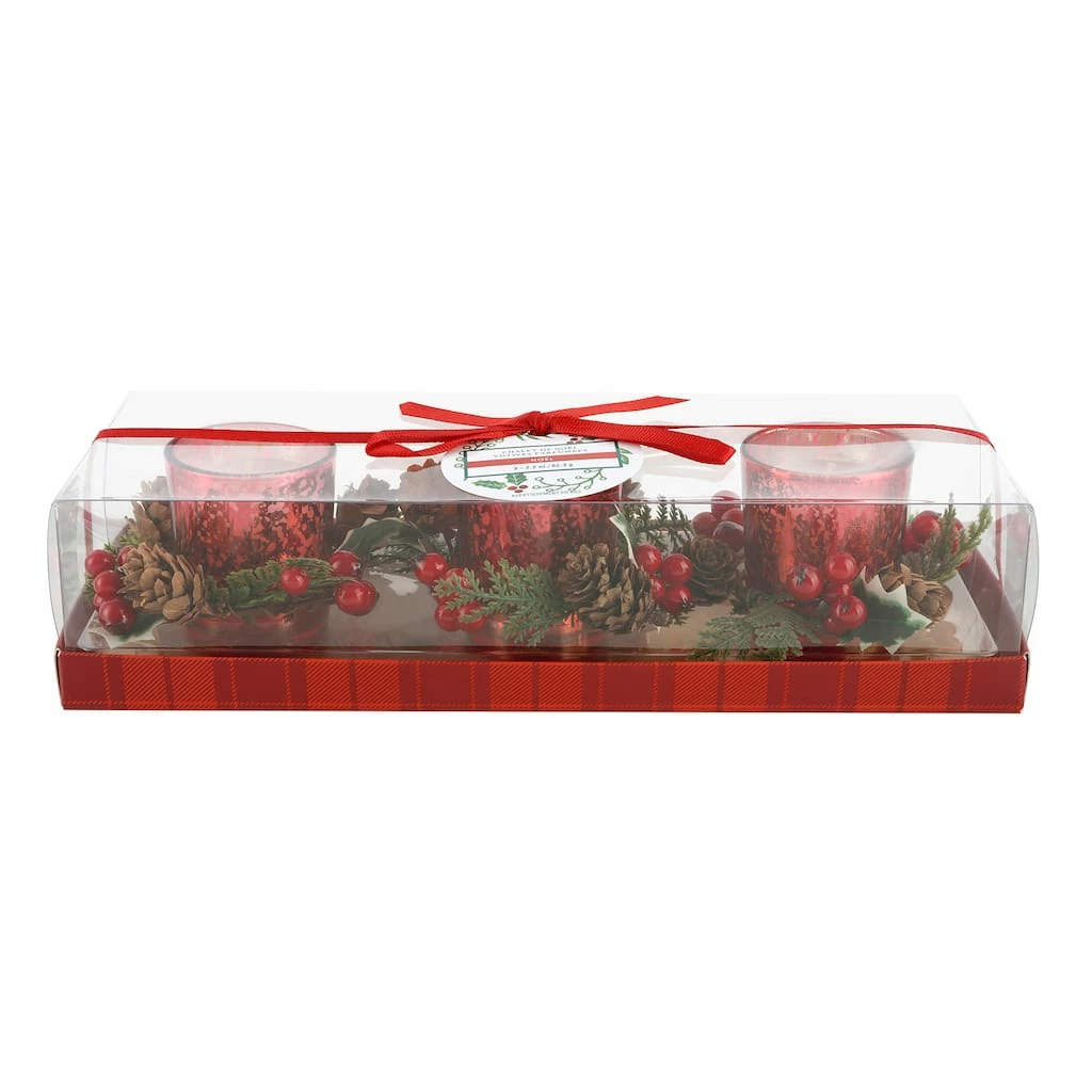 Discount βοΈ Christmas Cottage Scented Votive Wreath Candle Set by Ashland® π€© 3 Discount βοΈ Christmas Cottage Scented Votive Wreath Candle Set by Ashland® π€©