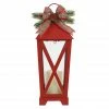 Top 10 🎁 16" Red LED Candle Lantern with Greenery by Ashland® 😉 -Christmas Shop 10701726 1