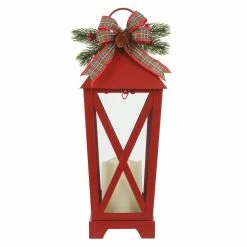 Top 10 🎁 16" Red LED Candle Lantern with Greenery by Ashland® 😉